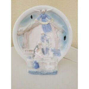 Nativity scene Stand Lights up Porcelain